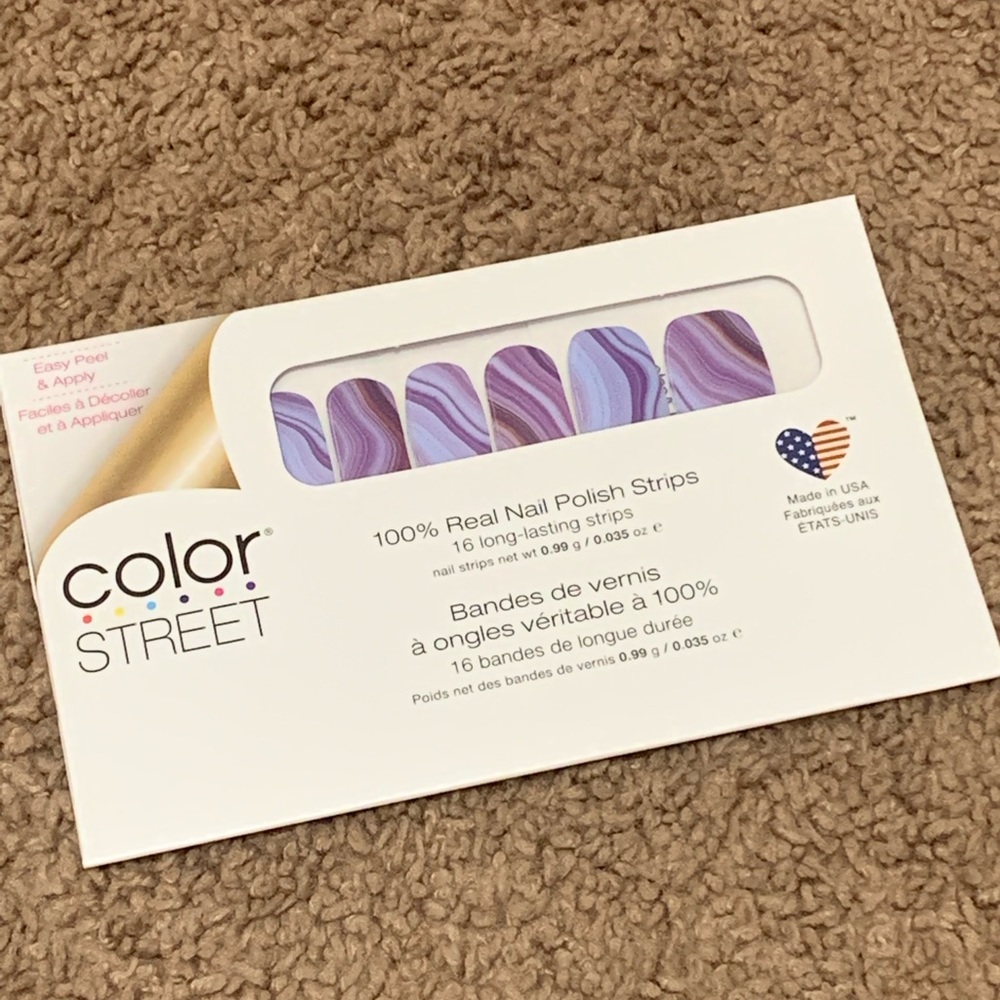 Color Street nail strips- Ultraviolet Agate